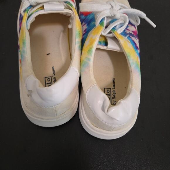 Polo Ralph Lauren Woman's Court Tie Dye Canvas Size 8.5 - Picture 6 of 9